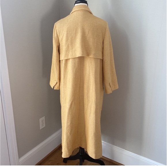 Zara relaxed fit duster trench coat cardigan lightweight  layering large - Picture 10 of 15